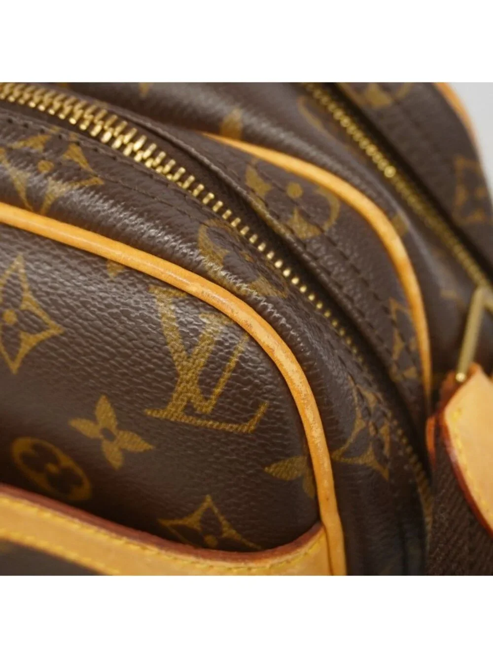 Louis Vuitton Shoulder Bag Monogram Reporter PM Brown